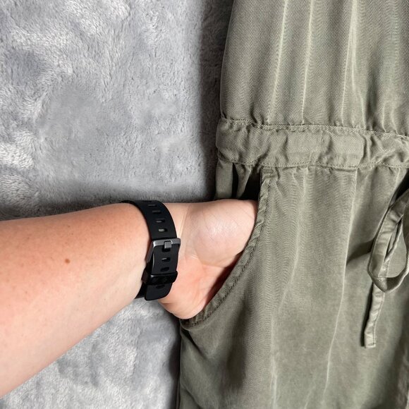 Universal‎ Thread Romper Womens S Olive Green Lyocell Sleeveless Army - Picture 2 of 10